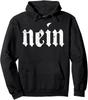 Nein German Saying No Funny Deutschland Vintage Unisex Hooded Sweatshirt