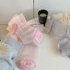 Female Summer Lace Ballet Wind Breathable Clear Glass Silk Mid Tube Pile Socks