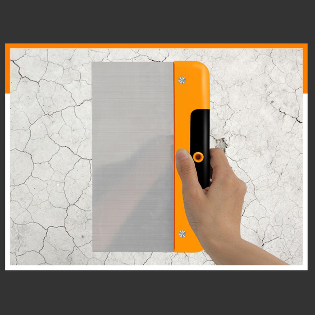 4/6/8/10 polegadas de aço inoxidável espátula de massa ferramenta de pintura gesso pá enchimento espátula papel de parede massa raspador decoração de parede