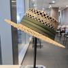 French Hepburn style salty grass woven retro straw hat women's spring summer straw woven big brim seaside vacation sun hat