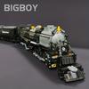 Building Blocks City Traffic Series BIGBOY Steam Train Model Creative Educational Puzzle Toy for Boys and Girls, 1608 Pieces