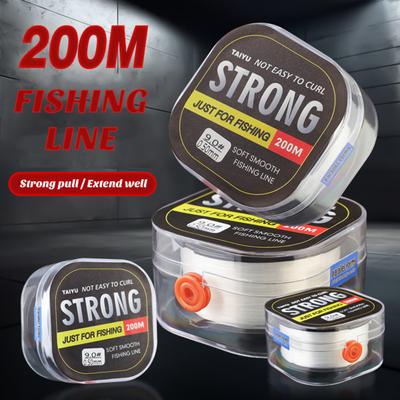 Premium Fluorocarbon Fishing Line Impact Resistant Wear Resistant Extra-Long Flexible Nylon Fishing Line Accessories