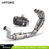 For Yamaha MT-09 XSR900 2021-2024 Exhaust System Front Link Pipe Header Tube Exhaust Systems Exhausts Pipes