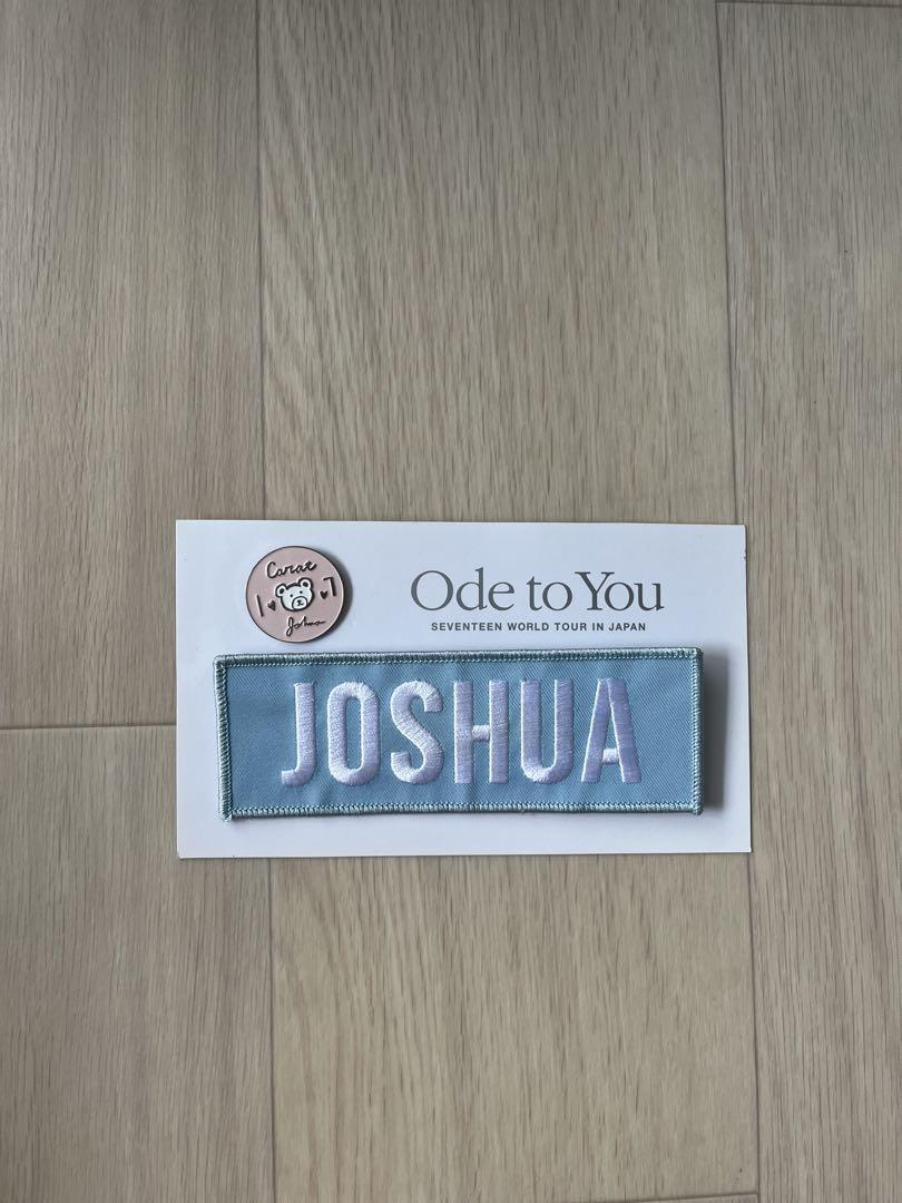 

[USED] SEVENTEEN Ode to You Joshua Patch Name Badge