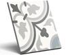 Decorative Porcelain Stoneware Tile Patchwork Floral Kent 20X20 Cm Gat. AND