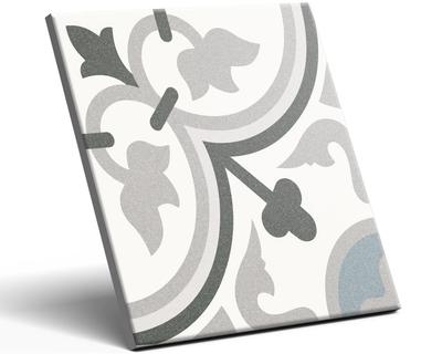 Decorative Porcelain Stoneware Tile Patchwork Floral Kent 20X20 Cm Gat. AND