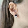 Silver Earrings with Cubic Zirkonia (2182924)