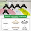 Triangles Clothes Hanger Connector Hooks Closet Clothes Hooks Rack Space Saving Cascading Plastic Wardrobe Coat Organizer Holder