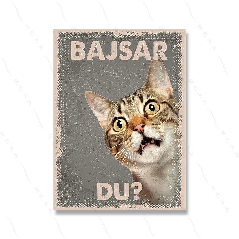 

Старая обложка в стиле ретро, ​​рыжий кот, гостиная, настенный художественный постер, принт, винтажный любовник животных, милый домашний питомец, холст, живопись, домашний декор 21x30cm No Framed