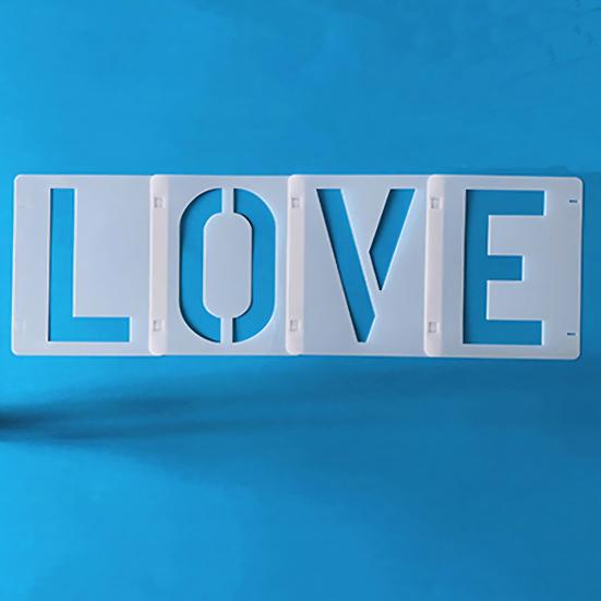 Letter Stencils And Numbers PET Reusable Templates for DIY Art Crafts 26 Letters 10 Numbers Comprehensive Stencil Set for Wood Signage Cake Decorating