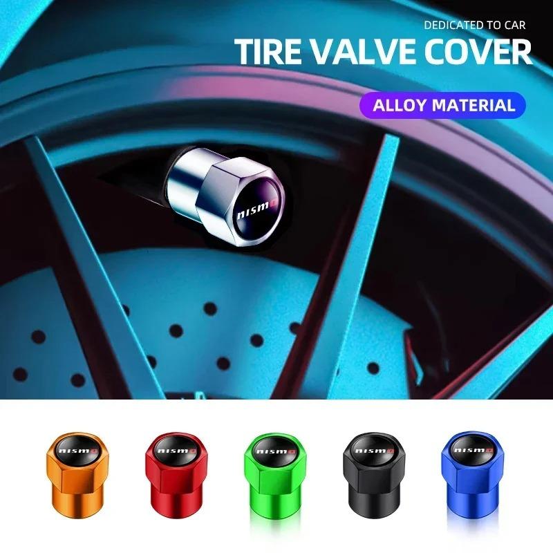 4 Stück Auto Rad Reifen Ventilkappen Auto Reifenventilkappen Für Nisom Nissans Tiida Teana Skyline Juke X-trail Almera Qashqai Waren