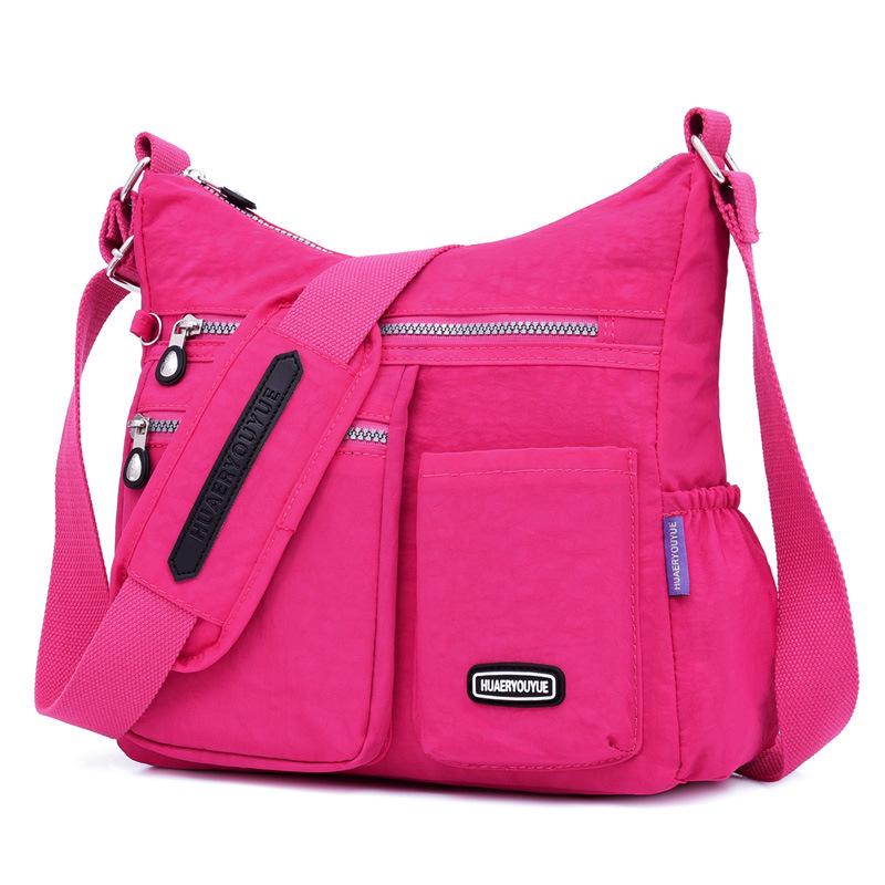 Stylish Water-Repellent Nylon Canvas Crossbody Bag for Women