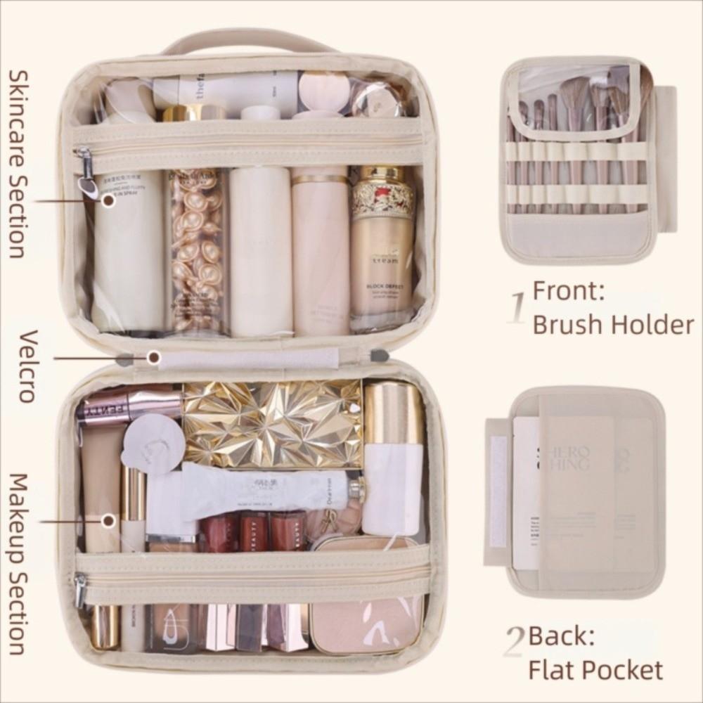 Luxury Make Up Storage Organizer Large Capacity Portable Toiletry Bag  Camping
