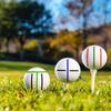 8Pcs/Set 4 Marking Stencils Golf Balls Alignment Exerciser Golf Ball Marker Pen  Gymnasium