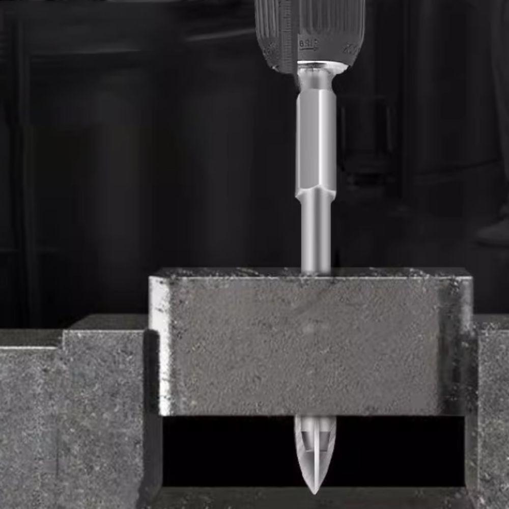 5Pcs Wear-resistant Triangular Drill Bit Four Side Cross Hex Drill Carbide Drill Bit  Glass