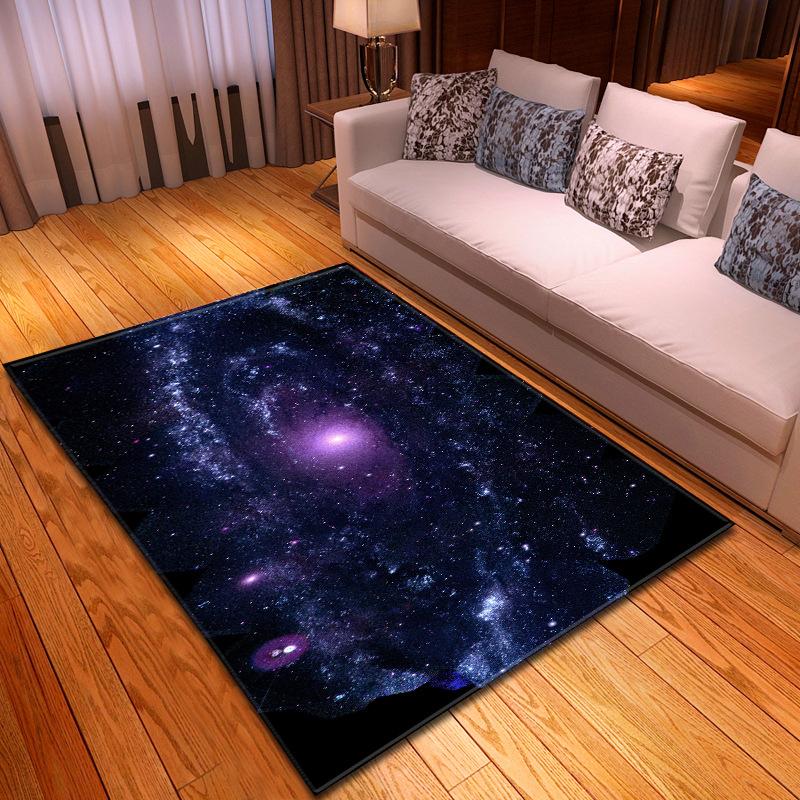 Simple Starry Sky Living Room Carpet Bedroom Dining Room Floor Mat Pattern Size