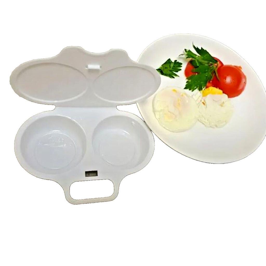 Plastic Egg Microwave Mold Steamer Frying Box Easy Egg Cooker Kitchen Cooking