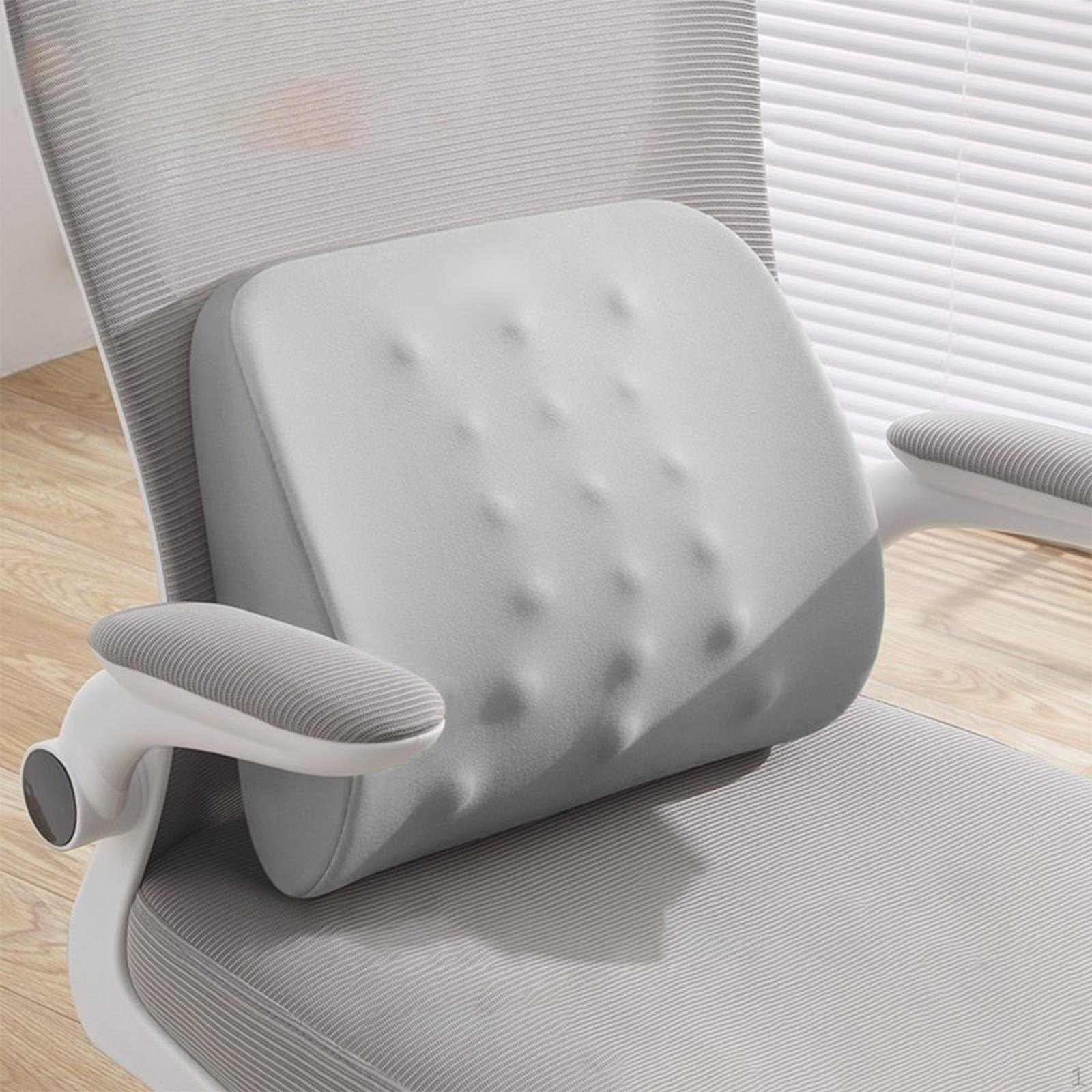 

Подушка для поддержки спины, подушка для офисного кресла, удобная, прочная, подушка для поясницы для игры серый