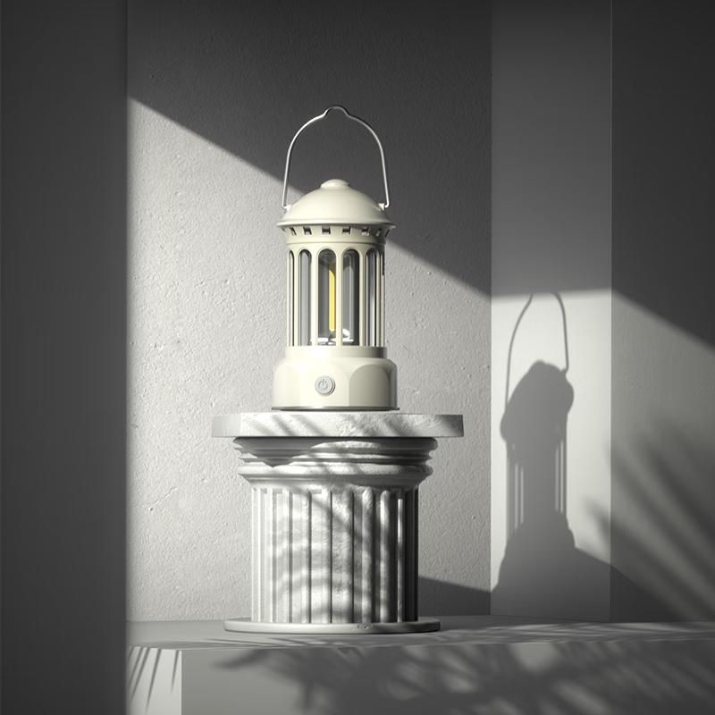 Retro Portable LED Camping Lantern