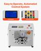 Auto Heat-Shrink Tube Cutter, Automatic Pipe Cutting Machine with LCD Display, 1mm-20mm Cutting Diameter, 0.1mm-99999.9mm Cutting Length, Ideal for
