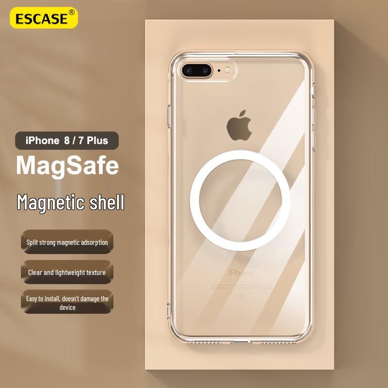 

ESCASE Magsafe Compatible Ultra-Thin Shockproof Transparent Phone Case