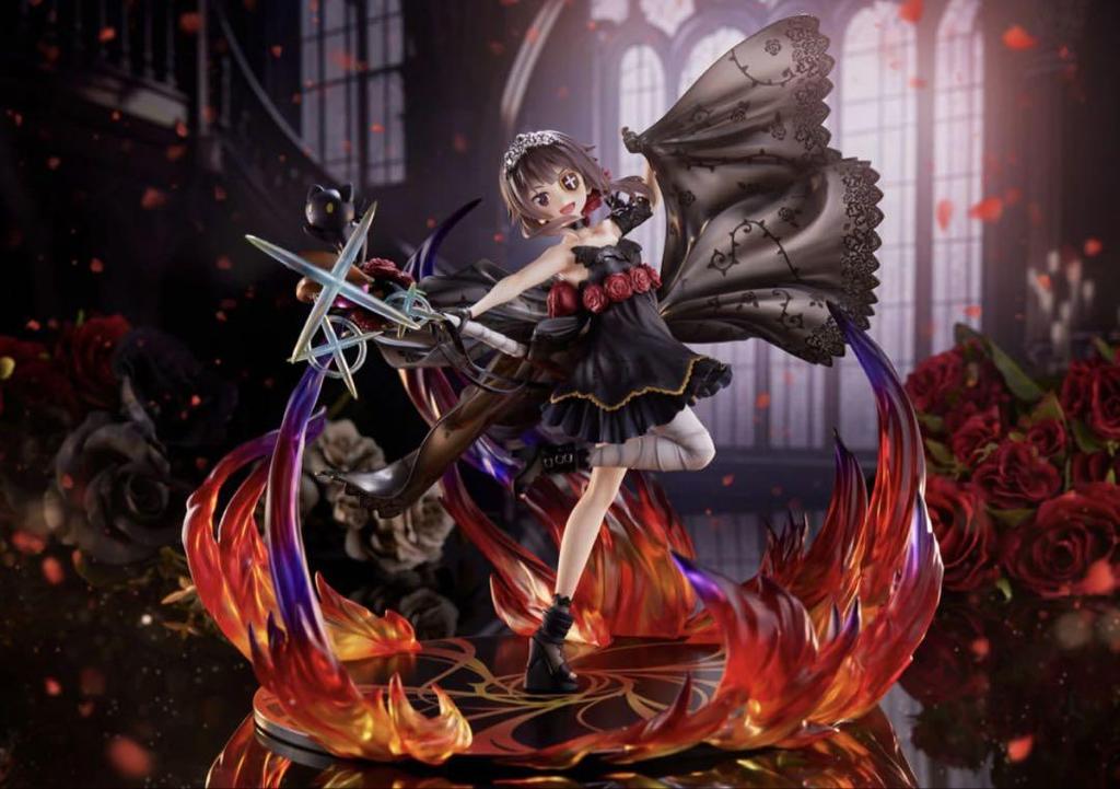 [USED] F:NEX Megumin Jet Black Rose Dress ver. 1/7 Scale Figure