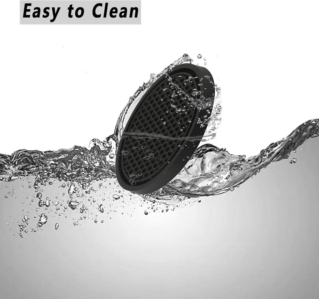 Car Cup Coasters, 4 Universal Non-Slip Cup Holders Embedded In Ornament Coasters, Car Interior Accessories (Black)