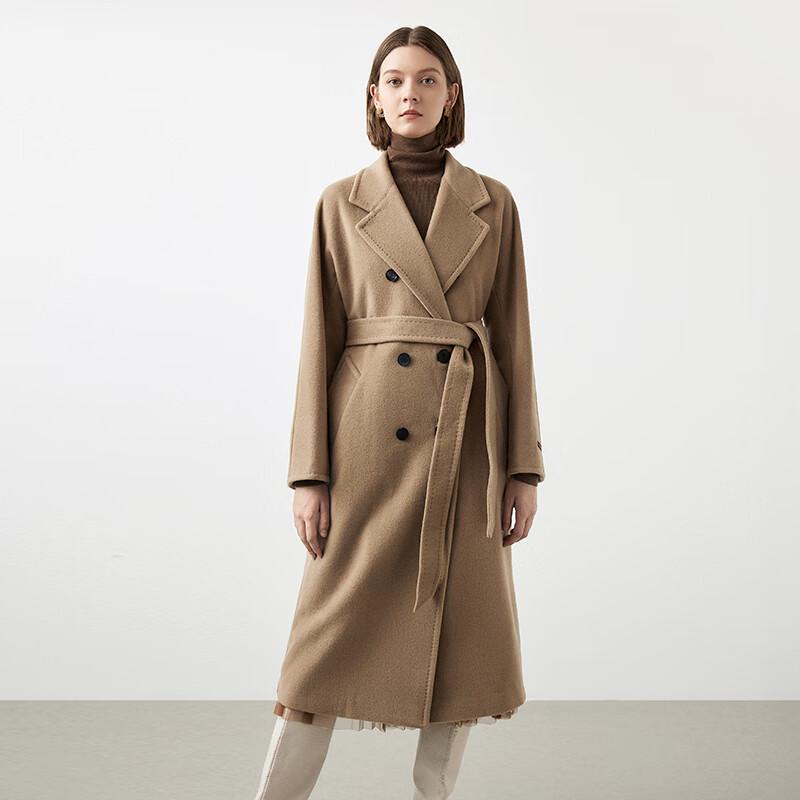 LANCY Women's French-Style Light Luxury Wool Coat