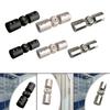 Rod Connector Stainless Steel Shower Room for Bay Window Curtain Rods Bathroom Glass Door Hinged Elbow Connector Adjustable
