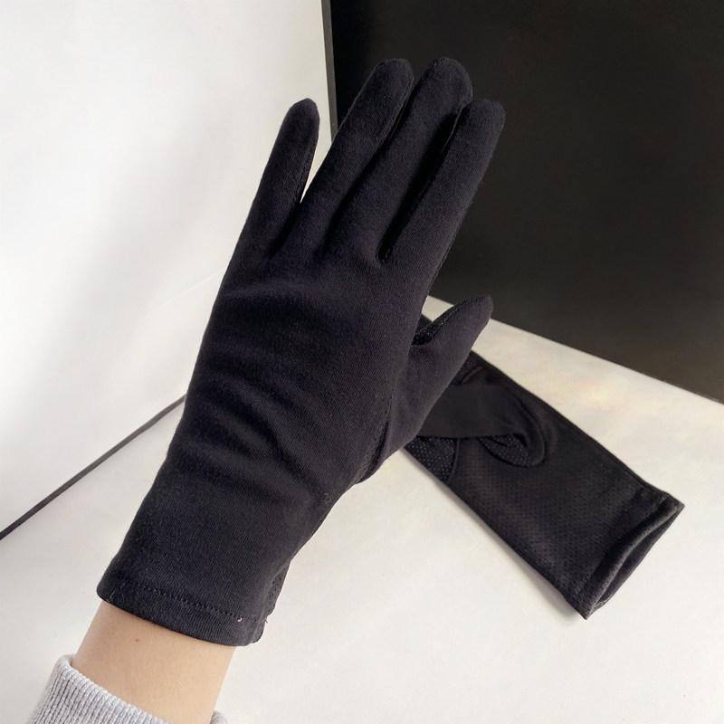 Guanti Protettivi Solari da Donna in Seta di Ghiaccio - Antiscivolo, Compatibili con Touchscreen, Traspiranti, con Pizzo, Alta Elasticità per Ciclismo e Guida