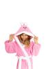 Girls' Children's Hooded Robe Rabbit 5/6 Years 116 122 For a Gift