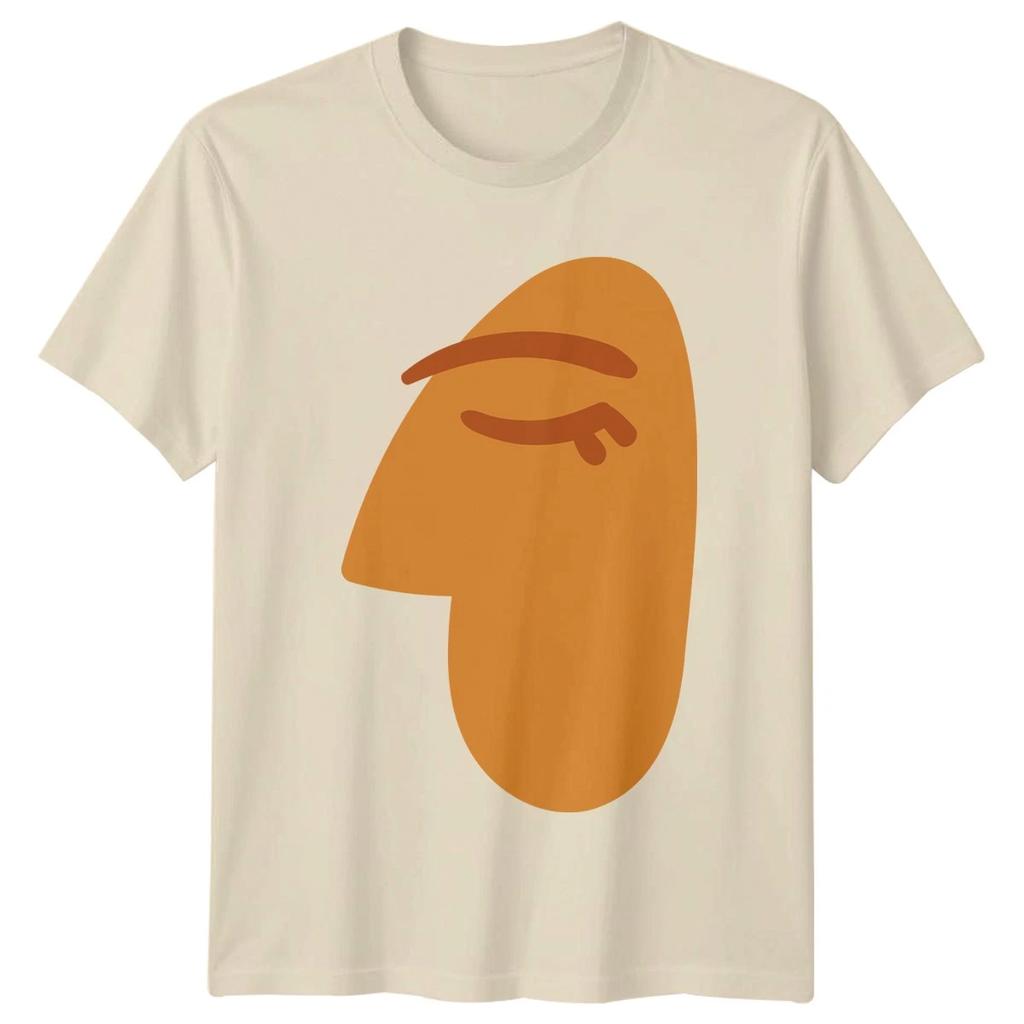 Peaceful Mind Serene Abstract Face T-Shirt Minimalist Profile Abstract Art
