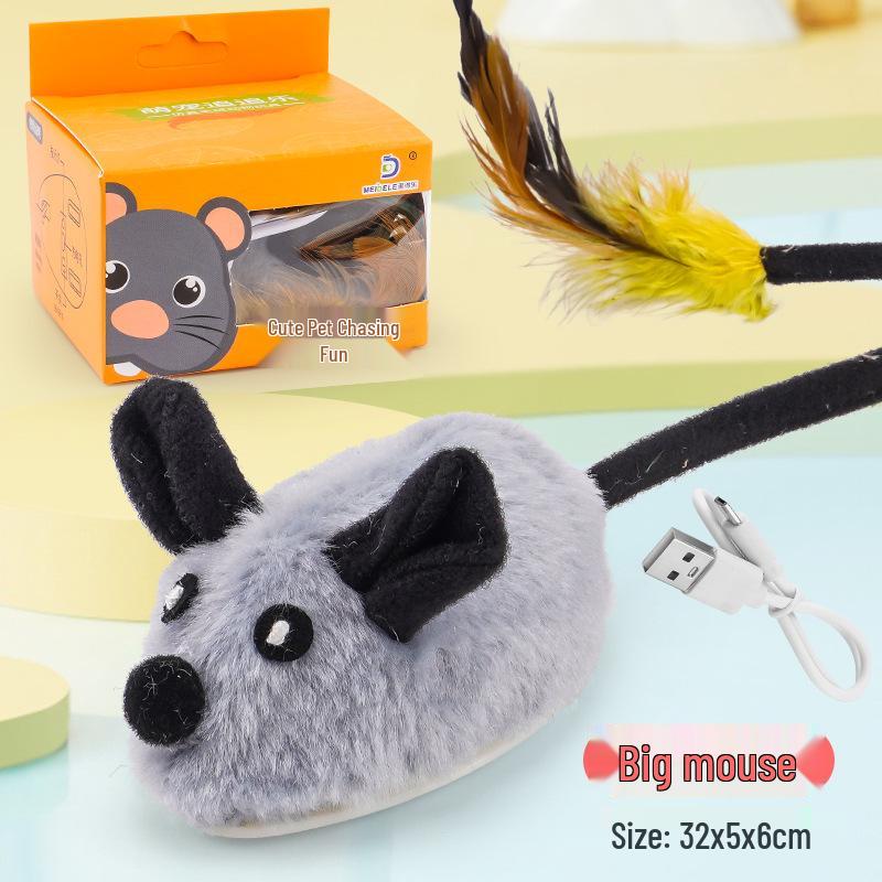 Interaktives elektrisches Maus-Teaser: Intelligentes ferngesteuertes berührungsempfindliches Katzenspielzeug