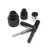 Electric Grinding Accessories Three Jaw Conversion Chuck 0.3-6.5mm Hexagonal Handle Rear Push Chuck Twist Drill Chuck
