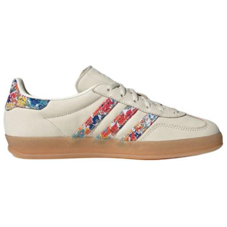 New Adidas Originals Gazelle Indoor Liberty London Floral Embroidery Stripes Women's JH7370