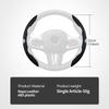 2026 saf7For Volkswagen VW Universal 2PCS Steering Wheel Cover Non-slip Comfort Grip Wheel Trim Scirocco Jetta Beetle Golf 4 5 6 Passat