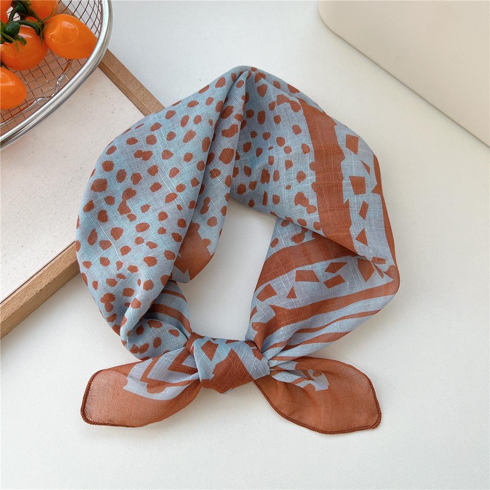 55cm Hair Scarf Cotton Square Scarf Hairband Headband Hairscarf Headscarf Turban Shawl Wrap Bandanas
