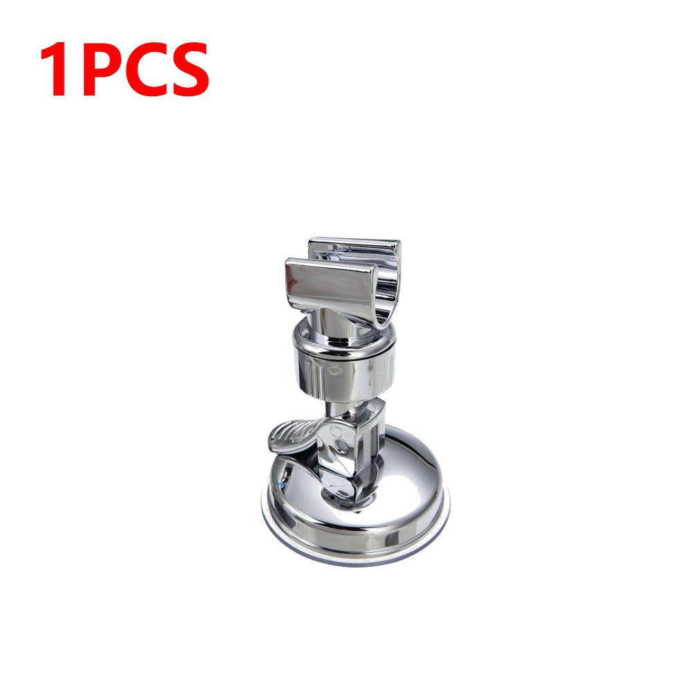 1-3PCS Universal Adjustable Hand Shower Holder Suction Cup Holder Full Plating Head Bathroom Bracket Stable Rotation Suction