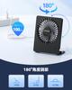 TriPole USB Desk Angle 5 Powerful USB Desk Heatstroke Suitable for and Black Fan, Quiet, Slim, Foldable, Three-Speed Fan, 180° Adjustment, Blades,