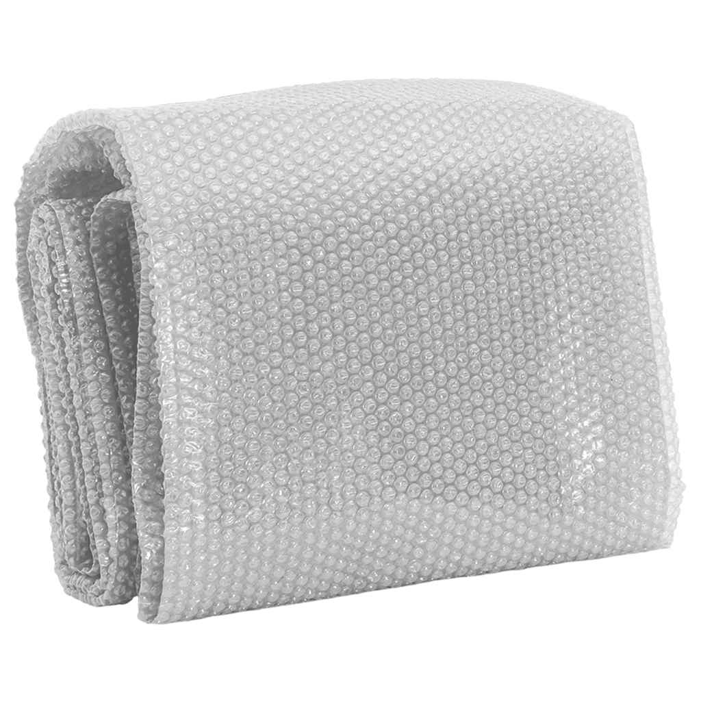 Solar Pool Cover PE 450 x 220 cm Grey