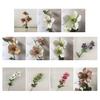 Artificial Flower No-Maintenance Long-Lasting Beauty Realistic Petals Leaf Texture Flexible Branches High Simulation Flower Home Decor