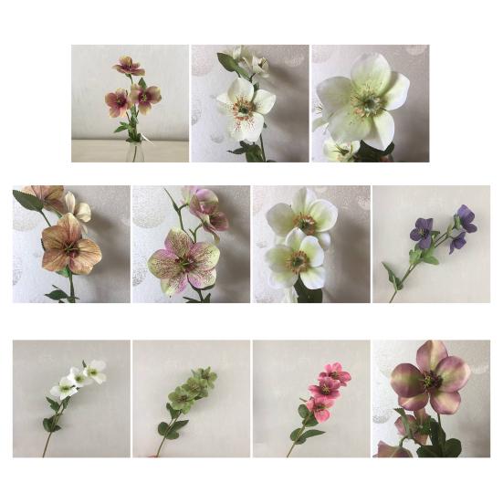 Artificial Flower No-Maintenance Long-Lasting Beauty Realistic Petals Leaf Texture Flexible Branches High Simulation Flower Home Decor