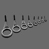 DIY Rod Rings High Carbon Steel Durable Fishing Rod Tip Ring Kit for Fishing Rod Tip