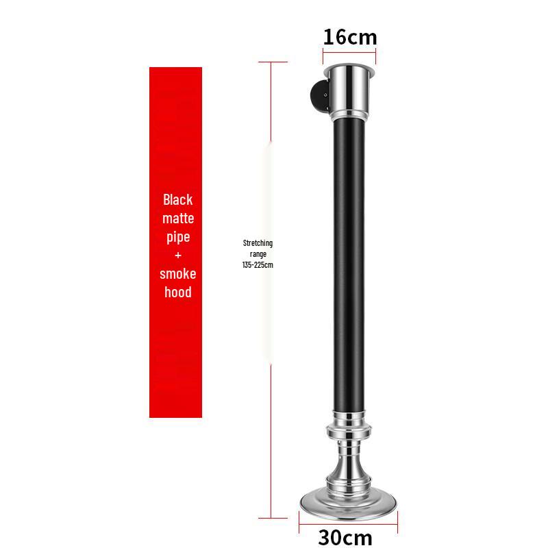 Retractable BBQ Smoke Exhaust Hood