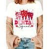 European Size Women'S Valentine'S Day Dentist Squad Graphic T-Shirt - Oversized Crew Neck Short Sleeve