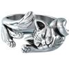 Delicate Cats Shaped Rings Easy To Match Clothing Adjustable Women Finger Rin