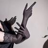 Glossy Hands with Fine Threads, Ultra-thin and Smooth Lace Trim, Finger-separated Glossy Five-finger Gloves, Pure Erotic Hand Sleeves, Props.