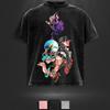 Jolyne Jotaro JoJo's Bizarre Adventure Clothing Men Women Short Sleeve T-shirts Vintage Washed T Shirt Casual Cotton Streetwear