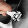 4 Stuks Anti-diefstal Auto Metaal Bandenventiel Lucht Dopjes Decoratie Accessoires Voor Dacia Duster Logan Sandero 2 Mcv Sandero MK Cilo Stepway