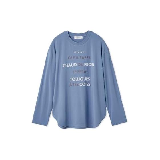[Gelato Pique] HOMME Color One Point Shirt Tail Long T PMCT254965 Men s